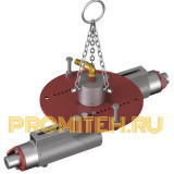 BLG-002 350-600 Трамбовка пневматическая для бокового уплотнения футеровки 2-х головочная 